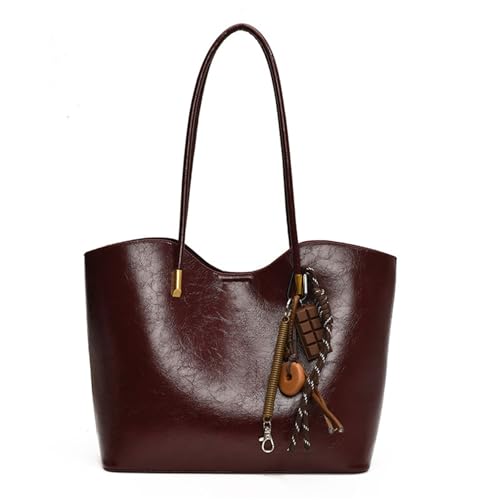 SELVFZ Raffinierte Frauen Umhängetasche PU Leder Handtasche Top Geldbeutel Geräumige Designs Und Modisches Accessoire Modernes Frauen Accessoire von SELVFZ