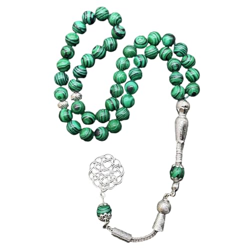 SELVFZ Recycelbarer Glasperlenschmuck 45 Runde Perlen Mit Natürlicher Grüner Ästhetik Für Freizeit Oder Büro Verwendung Von Glasschmuck von SELVFZ