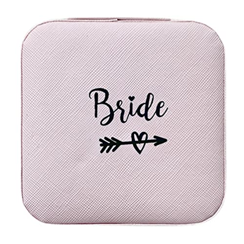 SELVFZ Ringe Schmuckschachtel Hochzeit Bachelorettes Party Brautjungfern Vorschlag Kisten Halskette Ohrringe Aufbewahrungsteams Braut Schmuck Aufbewahrungsbox Organisator Für Ringe von SELVFZ