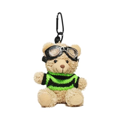 SELVFZ Schöner Pilotbär Keychain Süßer Anhänger Für Taschen Und Schlüsselschüsse Telefon Für Personalisierte Tierdekoration SELVFZ Schöner Pilotbär Keychain Süßer Anhänger Für Taschen Und Schlüsselschüsse Telefon Für Personalisierte Tierdekoration von SELVFZ
