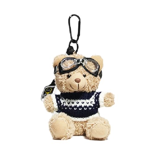 SELVFZ Schöner Pilotbär Keychain Süßer Anhänger Für Taschen Und Schlüsselschüsse Telefon Für Personalisierte Tierdekoration SELVFZ Schöner Pilotbär Keychain Süßer Anhänger Für Taschen Und Schlüsselschüsse Telefon Für Personalisierte Tierdekoration von SELVFZ