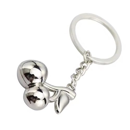 SELVFZ Soft Touchlegierung Schlüsselringe Geldbeutel Dekoration Alltag Verwenden Sie 3D Obstform Keychain Mode Frauen Handtasche Accessoire von SELVFZ