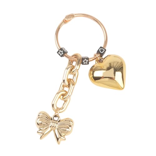 Stilvolle Schlüssel Anhänger Bowknot Keyring Heart Keychain Stylish Accessoire Legierung Geeignet Für Schlüsselbeutel Herz Schlüsselbund von SELVFZ