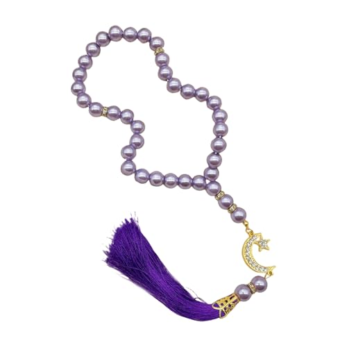 SELVFZ Stylish Glass Tasbih 33 Perlen Gebetsperlen Muslime Armband Mit Quasten Unisex Elegant Spiritual Accessoire SELVFZ Stylish Glass Tasbih 33 Perlen Gebetsperlen Muslime Armband Mit Quasten Unisex Elegant Spiritual Accessoire von SELVFZ