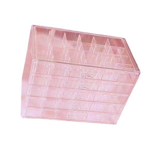 SELVFZ Transparente Schmuck Box Mit 5 Geräumigen Schubladen Eleganter Halskettenarmband Ohrringe Hülle Für Frauen von SELVFZ
