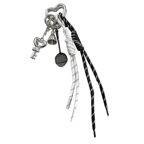 SELVFZ Trendy Badminton Themed Bag Dekoration Für Jugendmodetasche Erklärungen Charme Die Einen Hauch Von Lustigem Badminton Design Accessoire Erhöht von SELVFZ