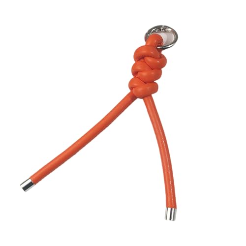 SELVFZ Trendy Handgewebtes PU Leder Gurt Keyring Webenschlüsselanhänger Für Tägliche Pendelfeiern Und Geschenkgeben von SELVFZ