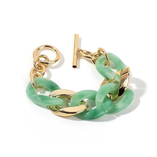 SELVFZ Trendy Harz Armreif Armband Süßigkeiten Farbkette Armband Schmuck Für Frauen Verstellbarer Armreifen Handgefertigtes Geburtstagsgeschenk Süßigkeit Farbarmband von SELVFZ