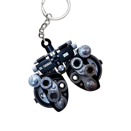 SELVFZ Trendy Robuste Acrylmaterialien Schlüsselbund Mit Ophthalmologie Thema Ideal Für Werkzeugsammler Und Handwerkslüfter Täglich Gebrauch von SELVFZ