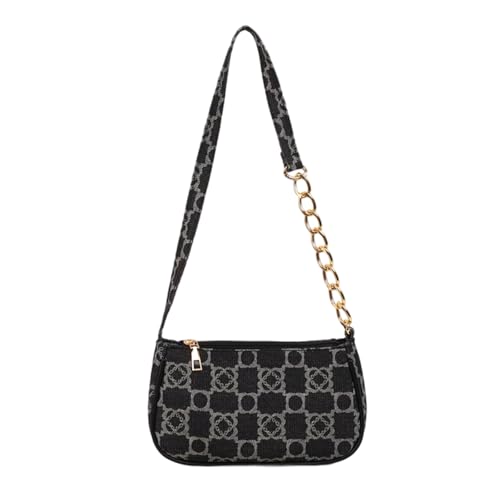 SELVFZ Umhängetasche Für Frauen Gedruckte Clutches Geldbörsen Hobos Handtasche Mit Reißverschluss Trendy Achselbaus Pendlertasche Clutches Tasche Mit Reißverschluss von SELVFZ