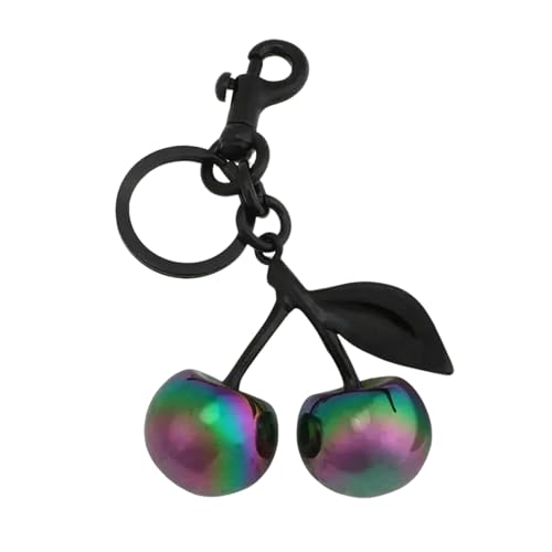 SELVFZ Unique Cherries Designs Geldbeutel Charm Creative Cherries Schlüsselbund Anhänger Mit Sich Wechselnden Farbgeschenk Für Freund Und Familie von SELVFZ