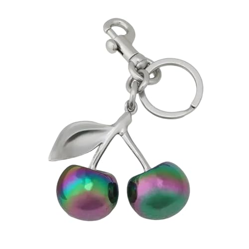 SELVFZ Unique Cherries Designs Geldbeutel Charm Creative Cherries Schlüsselbund Anhänger Mit Sich Wechselnden Farbgeschenk Für Freund Und Familie SELVFZ Unique Cherries Designs Geldbeutel Charm Creative Cherries Schlüsselbund Anhänger Mit Sich Wechselnden Farbgeschenk Für Freund Und Familie von SELVFZ