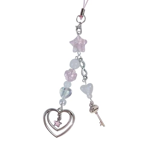 SELVFZ Unique Keychain Elegant Perlen Bowknot Telefon Anhänger Frauen Tasche Charm Stylish Accessoire Für Modebegeisterte von SELVFZ