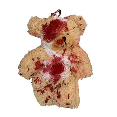 SELVFZ Verletzter Bär Für Puppenschlüsselring Für Schlüsselhalter Bloody Bär Schlüsselbär Anhänger Auto Hanging Ornamente Figuren Schlüsselbund SELVFZ Verletzter Bär Für Puppenschlüsselring Für Schlüsselhalter Bloody Bär Schlüsselbär Anhänger Auto Hanging Ornamente Figuren Schlüsselbund von SELVFZ