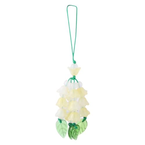 SELVFZ Vielseitiger Telefon Schmuck Blumen Telefon Charm Netter Telefonkette Acrylmaterial Blumen Telefon Anhänger Für Schlüsselkarten Telefone von SELVFZ