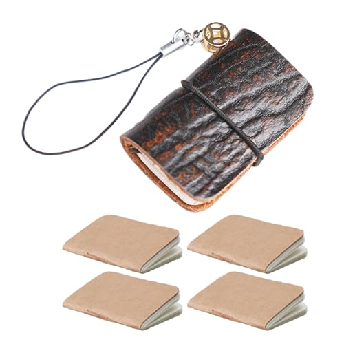 SELVFZ Vielseitiges Leder Pocket Journal Professionelles Leder Taschen Notizbuch Zum Langfristigen Schreiben Und Skizzieren von SELVFZ