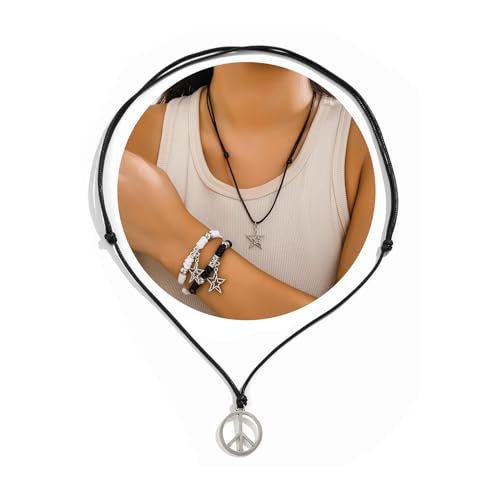 SELVFZ Vintage Anhänger Choker Anhänger Halskette Mode Schmuck Legierung Seilarmbänder Frauen Mädchen von SELVFZ