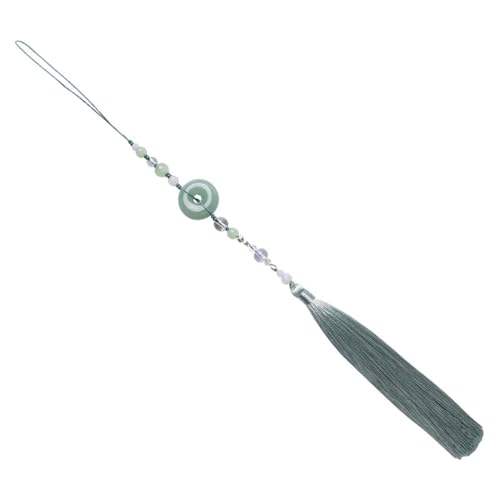 SELVFZ Vintage Chinese Anhänger Traditionelle Quasten Tasiertes Anhänger Nachahmung Jade Modische Schmuck Für Feierlichkeiten von SELVFZ