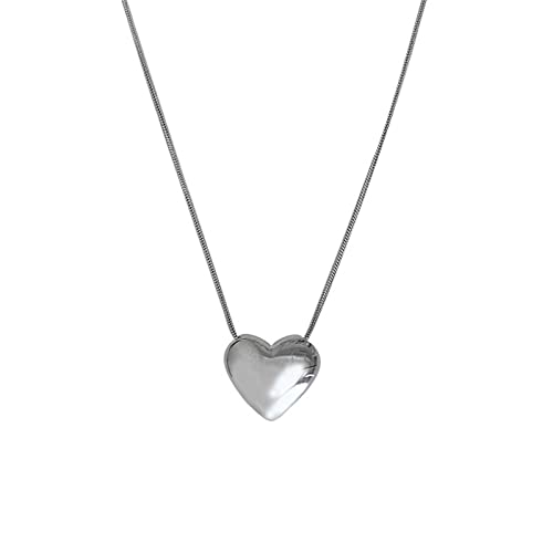 SELVFZ Vintage Love Heart Anhänger Halskette Mode Moderne Party Schmuck Geburtstag Geschenke Verstellbare Schlüsselbeinkette Für Mädchen SELVFZ Vintage Love Heart Anhänger Halskette Mode Moderne Party Schmuck Geburtstag Geschenke Verstellbare Schlüsselbeinkette Für Mädchen von SELVFZ