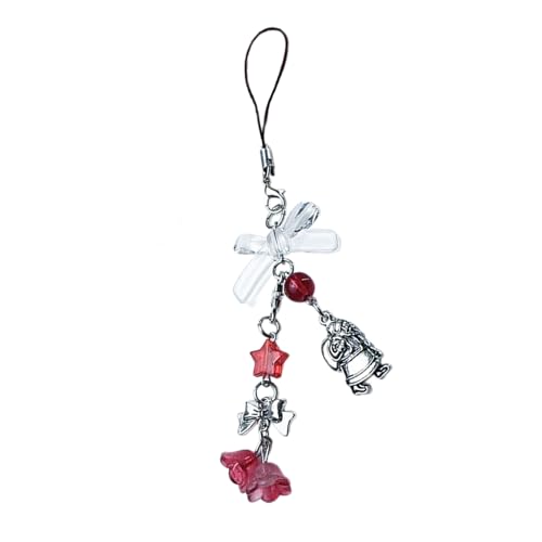 Weihnachten Santa Charme Telefongurt Glocke Telefon Lanyard Telefon Schmuck Fashion Telefon Anhängergurt Geeignet Für Telefontaschen Handgemachte Telefonkette von SELVFZ