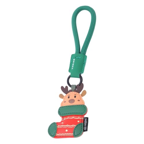 SELVFZ Weihnachtsschlüsselkettenbeutel Charms Car Keyrings Bag Charms Accessoires Für Geldbeutel Rucksack Dekorationen Valentinstag Geschenke Zubehör Accessoires von SELVFZ