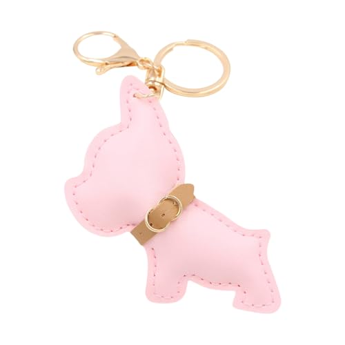SELVFZ Welpenhund Schlüsselbund Accessoire PU Leder Hundeliebhaber Schlüsselrucksack Dekoration Für Tierliebhaber Und Autoenthusiasten von SELVFZ