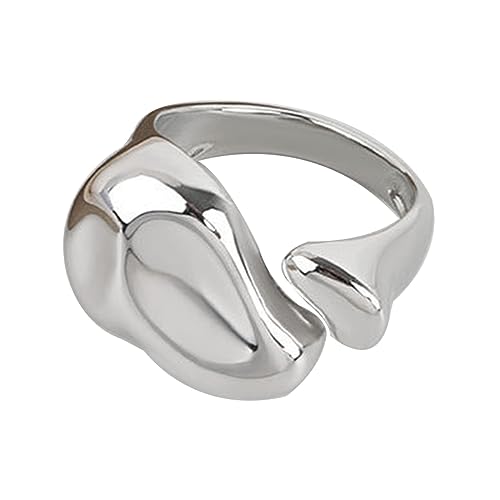 SELVFZ Zwei Hände Als Herzring Für Männer Punk Gothic Zirkon Retro Gekreuzten Frauen Hip Hop Band Schmuck Charme Mode Geschenk von SELVFZ