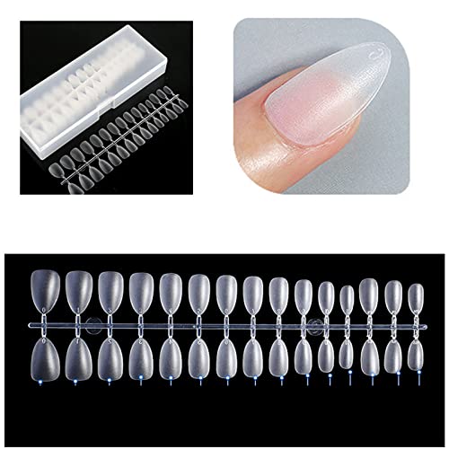 Sargnägel Gefälschte Nägel Acrylnägel Mandel Oval Square Nagel Tipps 240pcs Falsche Nägel Für Frauen Und Mädchen von SELVFZ