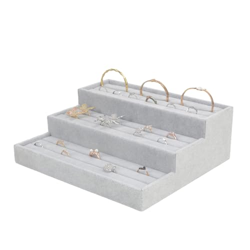 Schmuckständer Mit Mehreren Stufen Halskette Armband Display Rack Accessoires Präsentation Für Frauen Und Mädchen Vielseitige Schmuck Display Lösung von SELVFZ