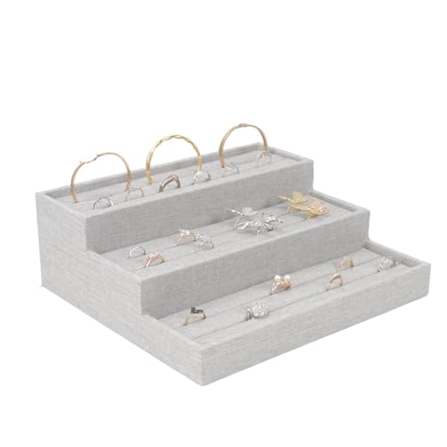 Schmuckständer Mit Mehreren Stufen Halskette Armband Display Rack Accessoires Präsentation Für Frauen Und Mädchen Vielseitige Schmuck Display Lösung von SELVFZ