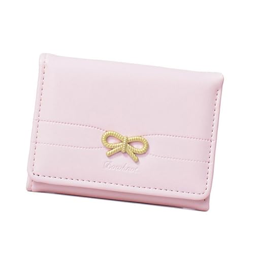 Schöne Bögen Brieftasche Koreanische Stile Kurz Geldbörse Kartuelle PU Ledermünze Geldbörse Brieftasche Mit Kartenhalter Für Tägliche Bögen Kurz Für Mädchenmünzen Kleine Koreanische Stile von SELVFZ