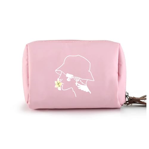 Schöne Kosmetische Tasche Bedruckte Toilettenbeutel Tragbares Make Up Ästhetischer Kosmetikorganisatoren Hautpflege Organisatoren Für Frauen Make Up Toilettenkreis Schöne Münzgrundstück Tragbare von SELVFZ