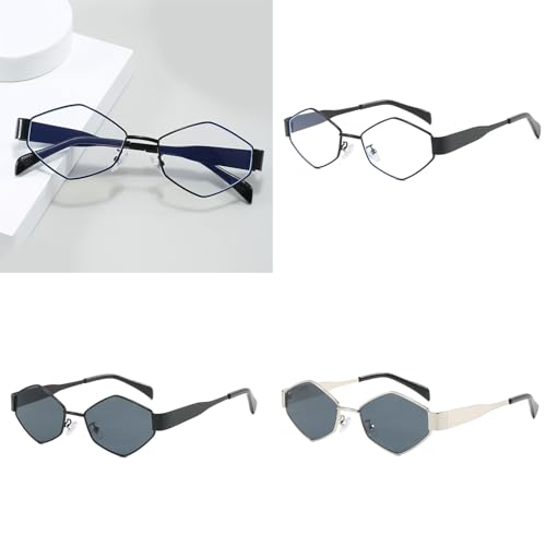 Shades Mode Retro Rahmen Ohne Rezept Für Geeks Männer Frauen Erwachsene Halloween Accessoires von SELVFZ