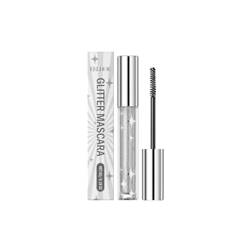 Silber Mascara Glitzernde Wimperntusche Voluminisiert Langlebig Definierende Verlängerung Des Cleulling Curling Silbervolumens Glitzer Für Make Up von SELVFZ