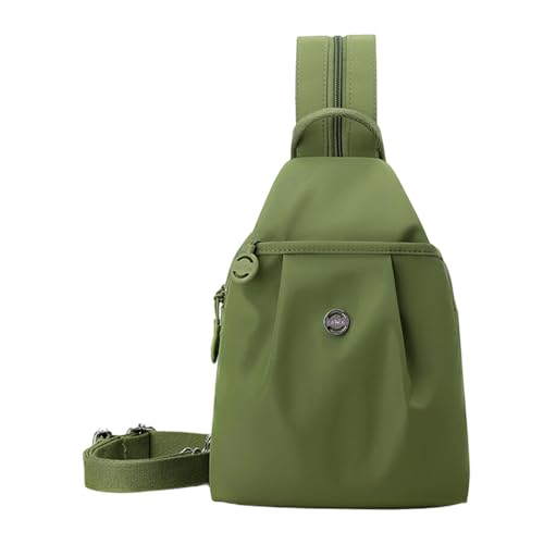 Slings Rucksack Crossbody Tasche Für Männer Frauen Leichtes Reisetagesack Zum Wanderradieren Freien Außenpolster Mit Reißverschlussgurt von SELVFZ