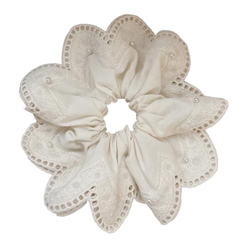Spitzenhaarspitze Scrunchie Für Alltägliche Elegante Styling Mode Haarzubehör Stoff Haartippe Für Lässige Abschlussball Anlass Haarrückungen von SELVFZ