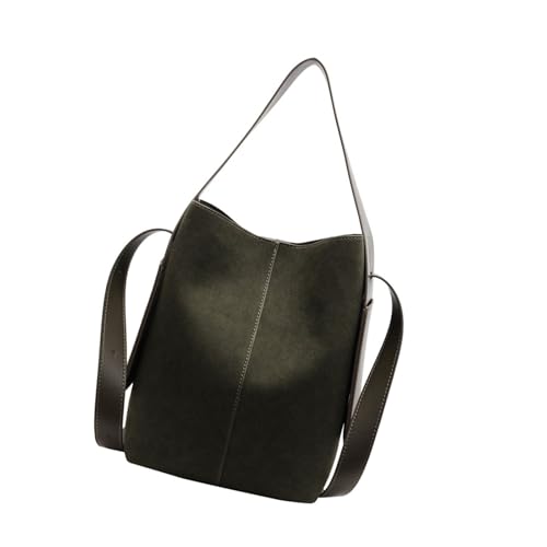 Stilvolle Eimerbeutel Mit Verstellbarem Gurt PU Leder Schulter Crossbody Taschen Freier Satchel Geldbörse Für Arbeit Oder Reise PU Lederhandtasche von SELVFZ