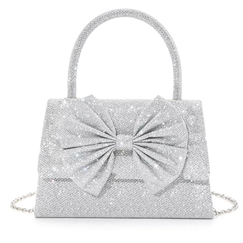 Stilvolle Partyhandtasche Mit Pailletten Und Magnetschnapp Abschluss Umhängetasche Crossbody Geldbörse Für Hochzeits Oder Abendessen Datteln Brautjungfernabendtasche von SELVFZ