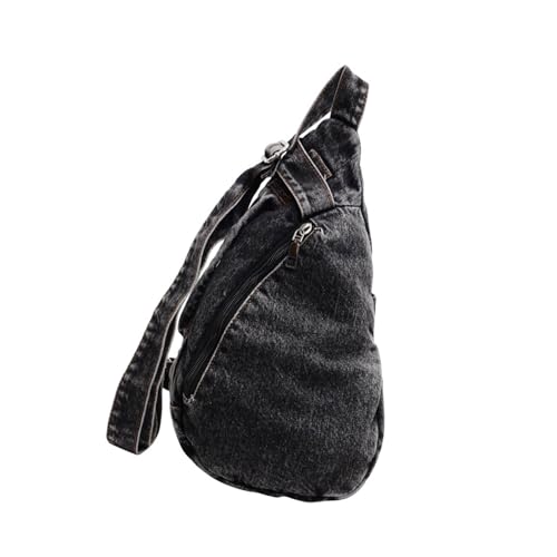 Stilvolle Und Leichte Herren Crossbody Geldbörse Großer Brustbeutel Leder Latchel Umhängetaschen Zum Pendeln Und Reisen Lässiger Umhängetasche von SELVFZ