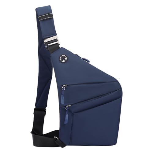 Stilvolle Und Sichere Brusttasche Für Männer Mit Mehreren Taschen Und EIN Verstellbarem Gurt Nylon Crossbody Taschen Umhängetaschen Kompakte Reise Umhängetasche von SELVFZ