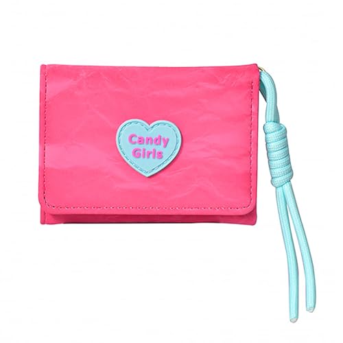 Stilvoller Kompakter Brieftasche Mit Kontrastfarbe Design Kreditkartenhalter Und Transparentes Multi Funktionaler Geldbeutel Kompaktes PU Leder Brieftasche von SELVFZ