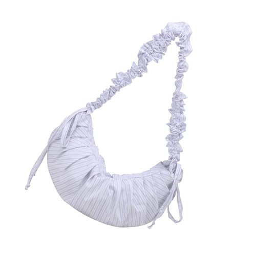 Striped Nylon Satchel Für Stilvolle Frauen Geräumige Schulter Cross Body Taschen Mit Verstellbarem Riemen Für Reise Oder Arbeitskabelstrichbeutel von SELVFZ