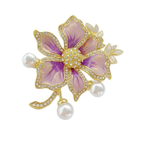 Stylish Flower Brosche Handgefertigtes Leichtumsatz Blumen Design Vielseitiges Outfit Enhancer Formal Casual Ancendungen Handgefertigtes Blumenbrosche Geschenk von SELVFZ