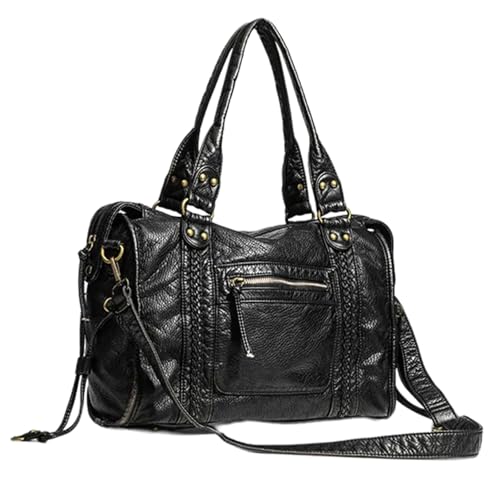 Stylish Retro Crossbody Tasche Große Kapazität SHATE Taschen Reisehandtasche Für Erwachsene Und Individualistische Modeliebhaber Funktionale Modetasche von SELVFZ