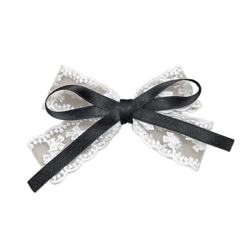 Süße Haarnadel Spitzen Bogen Haare Clip Bow Elegantes Bogenbrußbruder 2000er Jahre Kopfschmuck Süßer Balletcore von SELVFZ