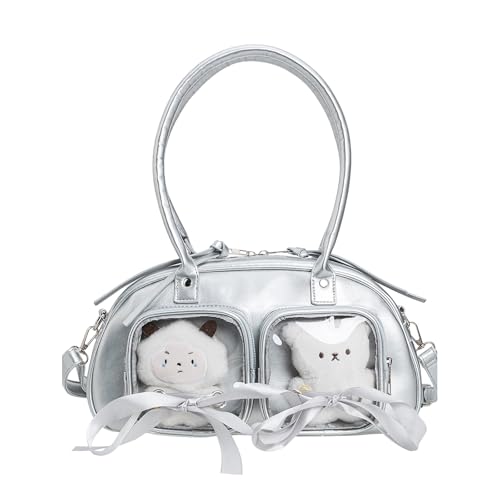 Transparent Messengers Bag Fashion Itabag Schulter Crossbody Tasche Anime Display Satchel Handtasche Für Frauen Mädchen Geschenke Transparent Messenger von SELVFZ