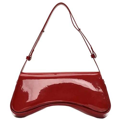 Umhängetaschen Für Frauen Geldbeutel Einfacher Schulter Cross Body Tasche Trendy Leder Handtasche Elegante Hobos Handtasche Streetwear Clutch Geldbörse Mit Reißverschluss von SELVFZ