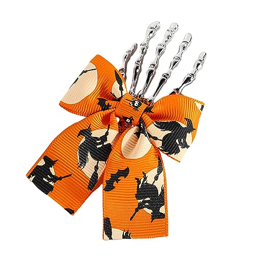 Zarte Bowknot Schädelhandform Haarklaue Für Frau Mädchen Clip Für Nicht Schlau von SELVFZ