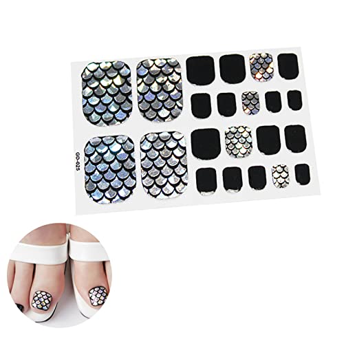 Zehennagelaufkleber Vollnagel Wraps Zehennagelpolitur Streifen Selbstkleber Zehen Aufkleber Nagellackgel Zehennagel Aufkleber Zehennagelaufkleber Vollnagel Wickel Französische Spitzen Für Nagelkunst von SELVFZ