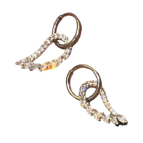 Zeitgenössische Geometrische Flügelohrringe Allergie Resistente Legierungsbaubau von SELVFZ